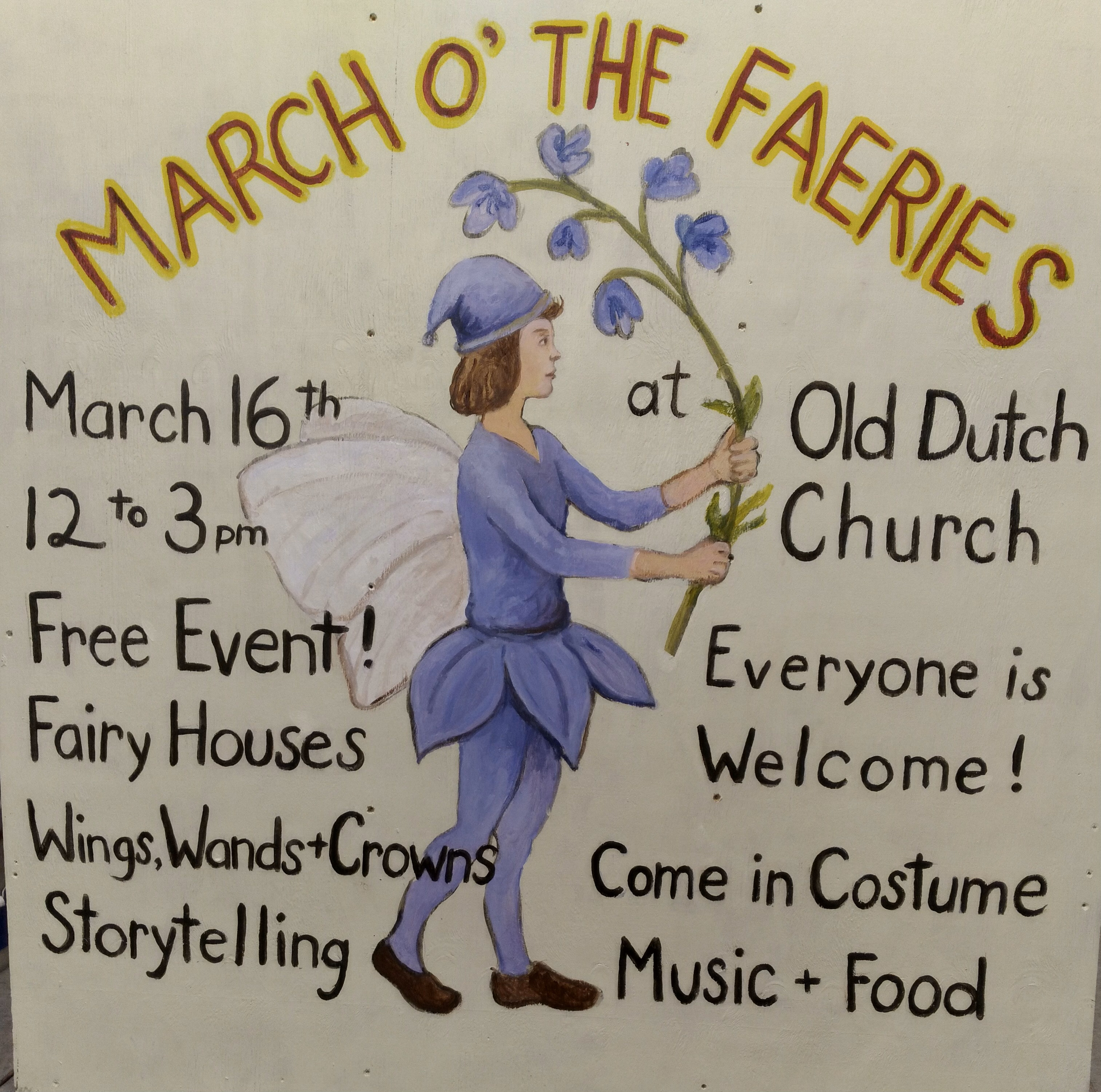 Flyer for March o the Faeries
